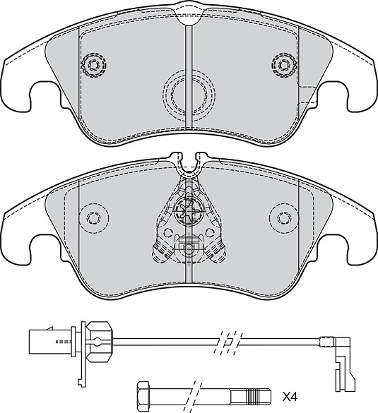 BRAKE PADS AUDI A6 A7 SPORTBACK Q5 FR